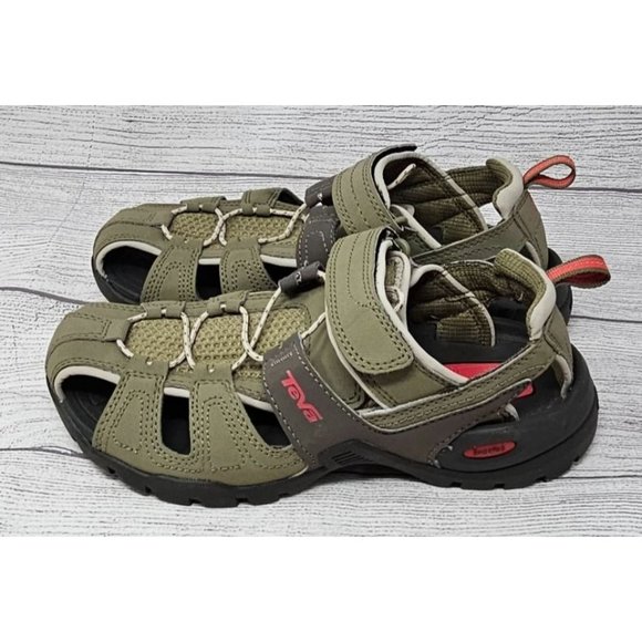 NEW TEVA FOREBAY HYBRID TRAIL HIKING WATER‎ SHOES SANDALS WOMENS 6 - Picture 4 of 9